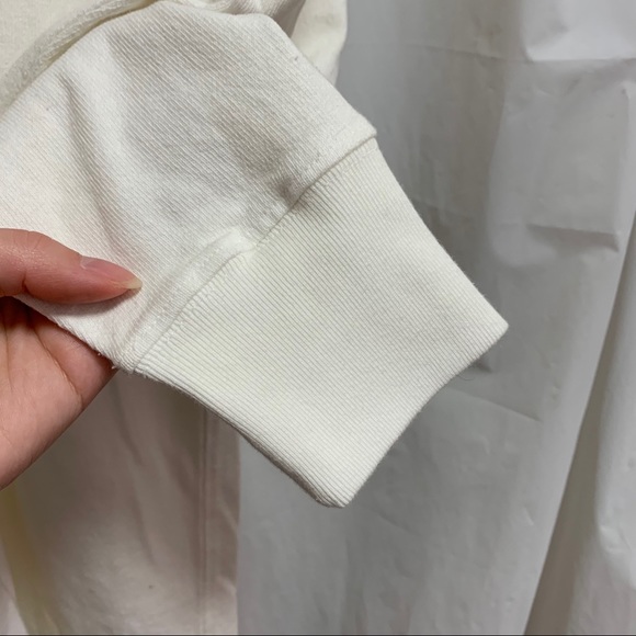 Aritzia TNA Covenham Longsleeve White Polo T-Shirt - Picture 2 of 10